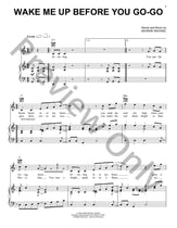 Wake Me Up Before You Go Go piano sheet music cover